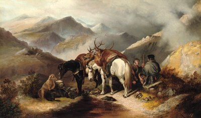 Stalking on the Highlands, 1871 tekijältä W. W. Morris