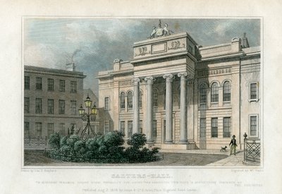 Salters Hall, Lontoo, 1828. tekijältä W. Wallis
