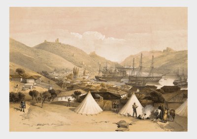 "Balaklava, katselee kohti merta", 1855. tekijältä W Walton
