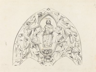 Viimeinen tuomio, Lincolnin katedraali tekijältä W. Walton after John Flaxman