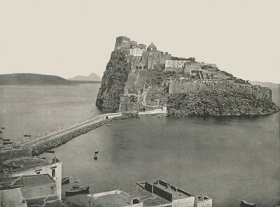 Aragonian linna, Ischia, Italia, 1895. tekijältä W and S Ltd