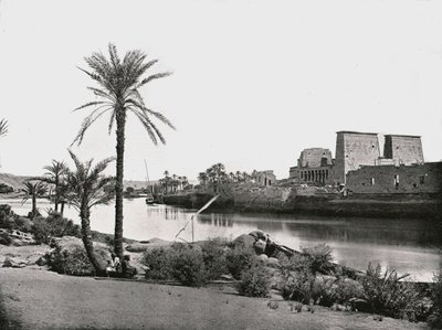 Isisin temppeli, Philae, Egypti, 1895. tekijältä W and S Ltd