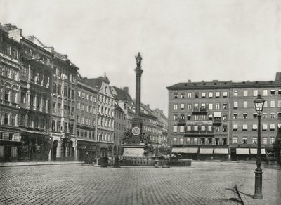 Karolinenplatz, München, Saksa, 1895. tekijältä W and S Ltd