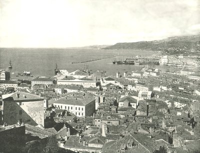 Kaupunki ja satama, Trieste, Italia, 1895. tekijältä W and S Ltd
