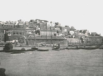 Näkymä mereltä, Jaffa, Palestiina, 1895. tekijältä W and S Ltd