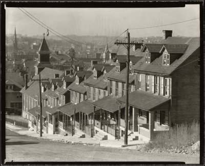 Kahden perheen talot Bethlehem, Pennsylvania tekijältä Walker Evans