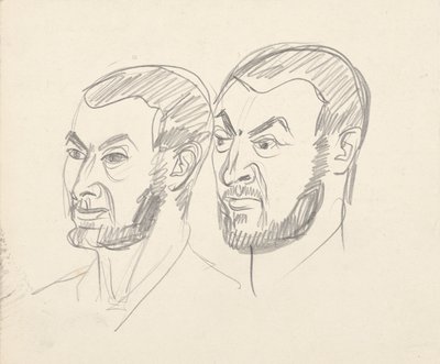 Estudi de dos retrats finès tekijältä Walter Barwig
