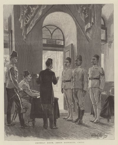 Orderly Room, Abdin Barracks, Kairo, Intia tekijältä Walter Charles Horsley