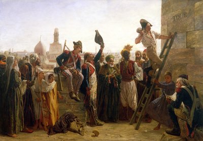 Ranskalaiset Kairossa 1800, 1884 tekijältä Walter Charles Horsley