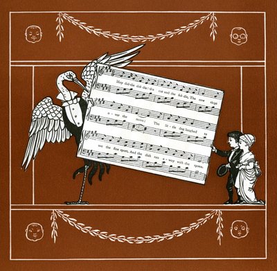 Kissa ja viulu tekijältä Walter Crane