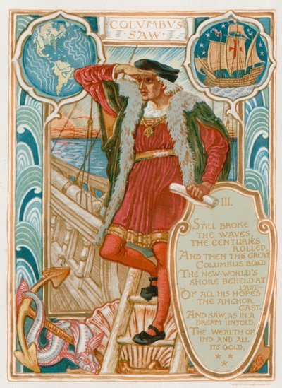 Columbus Saha tekijältä Walter Crane