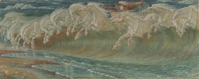 Neptunuksen ratsut tekijältä Walter Crane