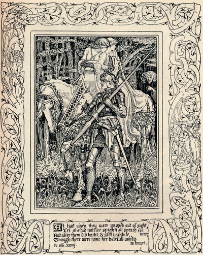 Faerie Queene, c1900 tekijältä Walter Crane