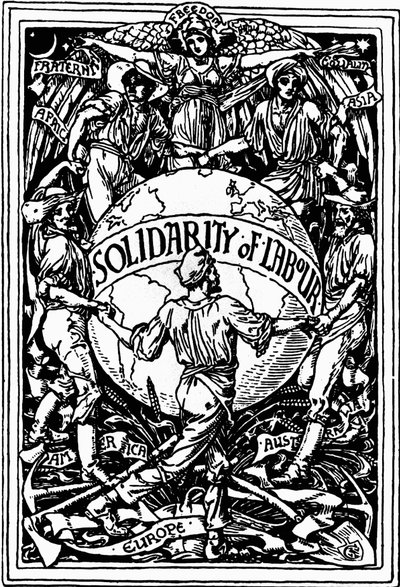 Työväen vappu tekijältä Walter Crane
