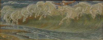 Neptunuksen hevoset tekijältä Walter Crane