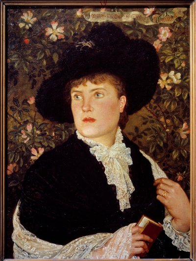 Madame Walter Cranen (? -1915) muotokuva, s. Mary Frances Walter Cranen maalaus (1845-1915) 1882 Su. 0,78x0,56 m Pariisi, musee d