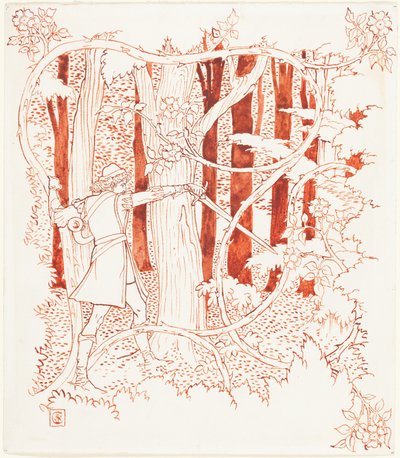 Prinz Charming im Wald tekijältä Walter Crane