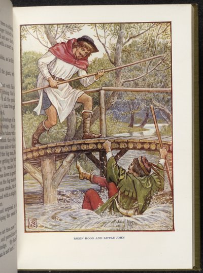 Robin Hood e o Pequeno Johnfinnish tekijältä Walter Crane