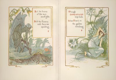 Auringonlasku ja rakkaus sumussa tekijältä Walter Crane