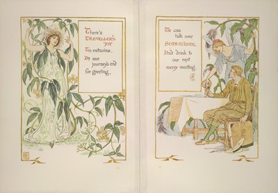 Matkailijan ilo ja sops viinissä tekijältä Walter Crane