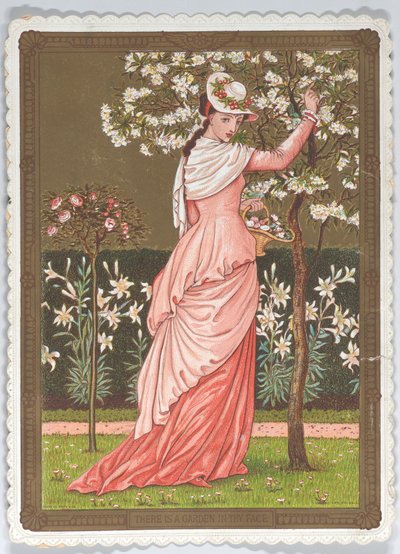 Ystävänpäiväkortti tekijältä Walter Crane