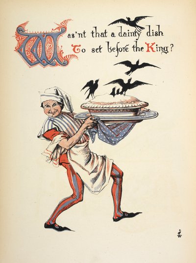 Eikö se ollut herkullinen ruokalaji esitettäväksi kuninkaalle? tekijältä Walter Crane