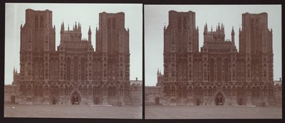 Wellsin katedraali, Cathedral Green, Wells, Mendip, Somerset, 1913. tekijältä Walter Edward Zehetmayr