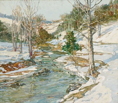 Kevät lähestyy (öljy kankaalle) tekijältä Walter Elmer Schofield