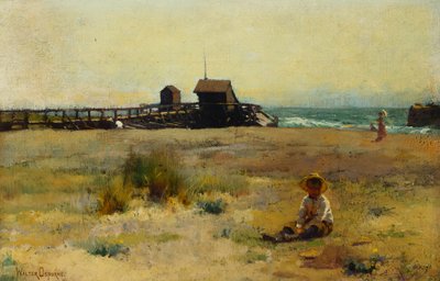 Poika rannalla, 1884 tekijältä Walter Frederick Osborne