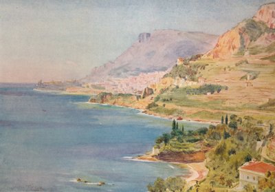 Monacon ruhtinaskunta, c1910, 1912 tekijältä Walter Frederick Roofe Tyndale