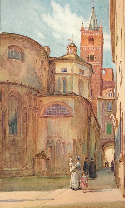 Albengan romaaninen kirkko, c1910, 1912 tekijältä Walter Frederick Roofe Tyndale
