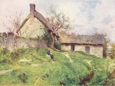 Wessex: Sutton Poyntzissa, lähellä Weymouthia (värilitro). tekijältä Walter Frederick Roofe Tyndale