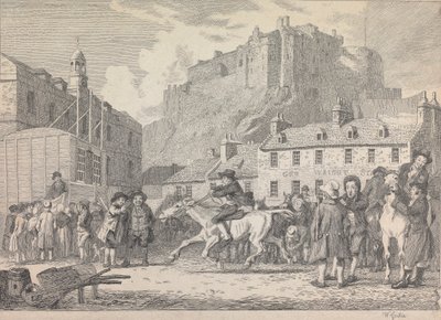 Edinburghin linna ja hevosmessut tekijältä Walter Geikie