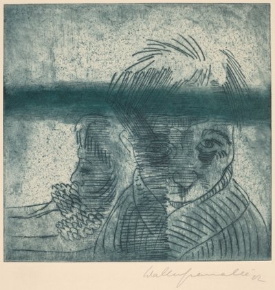 Pariskunta, Omakuva vaimon kanssa Pariskunta, Omakuva vaimon kanssa, 1922. tekijältä Walter Gramatte