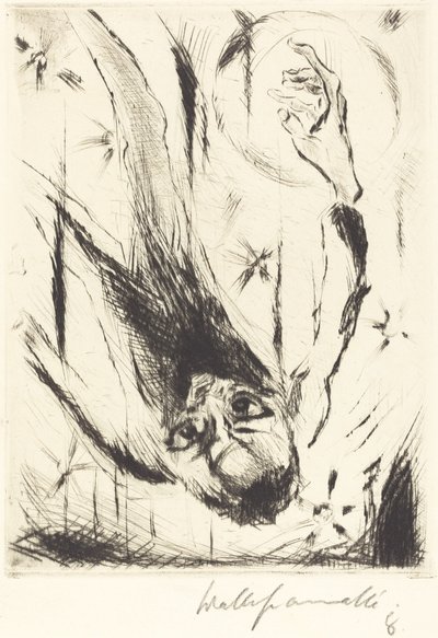 Putoaminen äärettömyyteen, 1918. tekijältä Walter Gramatte