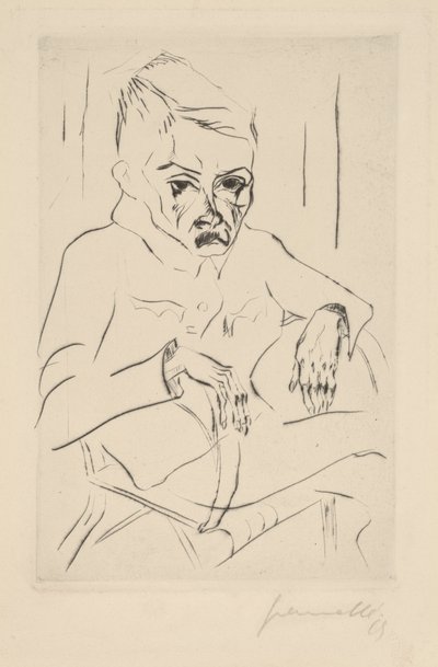 Väsynyt sotilas I, 1919. tekijältä Walter Gramatte