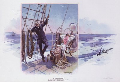 Komplimentti (värinen lito) tekijältä Walter Granville-Smith