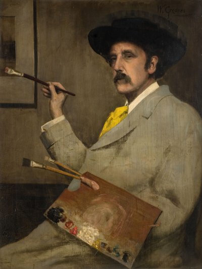 Taiteilijan muotokuva, 1910. tekijältä Walter Greaves