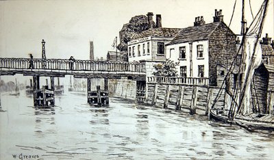 Swan Tavern, Battersea tekijältä Walter Greaves