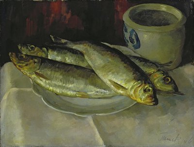 Kala asetelma (öljy kankaalle) tekijältä Walter Heinrich Tanck