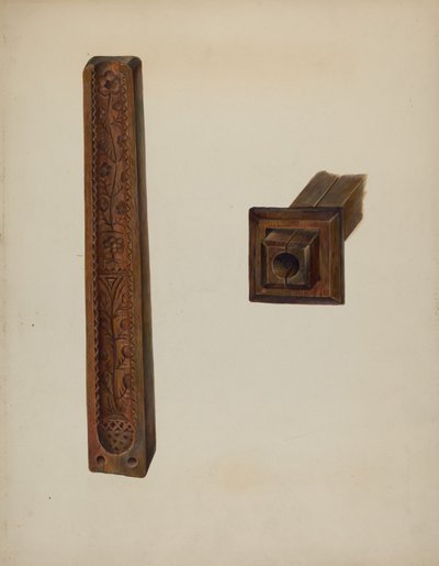Kynttilämuotti, c. 1939. tekijältä Walter Hochstrasser