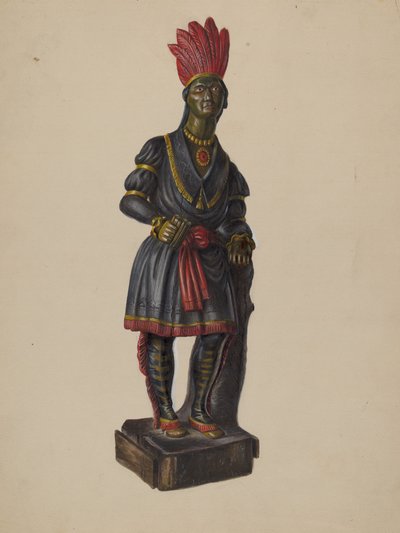 Sikarikauppa Intialainen, c. 1936. tekijältä Walter Hochstrasser