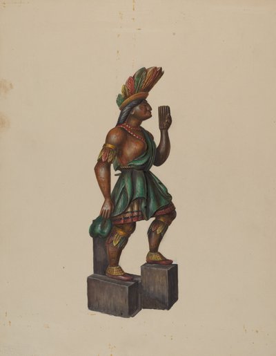 Sikarikauppa Intialainen, c. 1936. tekijältä Walter Hochstrasser