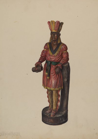 Sikarikauppa Intialainen, c. 1936. tekijältä Walter Hochstrasser