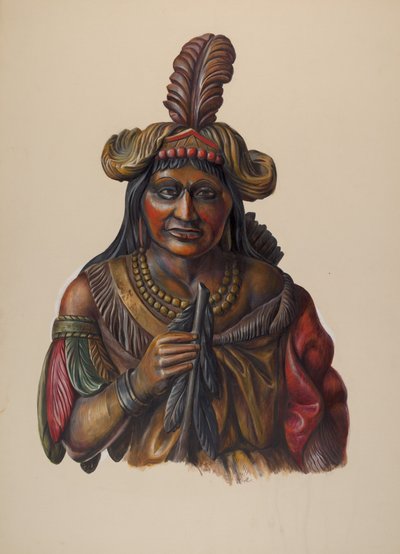 Sikarikauppa Intialainen, c. 1937. tekijältä Walter Hochstrasser