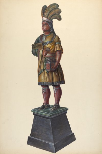 Sikarikauppa Intialainen, c. 1937. tekijältä Walter Hochstrasser