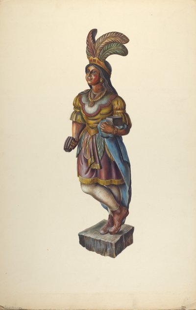 Sikarikauppa Intialainen, c. 1937. tekijältä Walter Hochstrasser