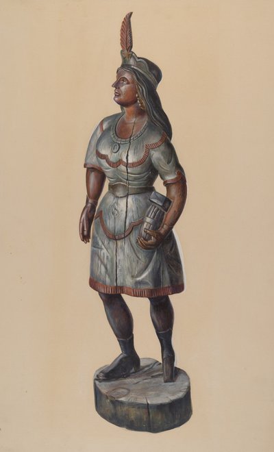 Sikarikauppa Intialainen, c. 1937. tekijältä Walter Hochstrasser