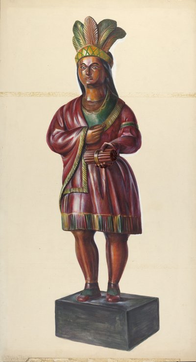 Sikarikauppa Intialainen, c. 1937. tekijältä Walter Hochstrasser