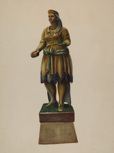 Sikarikauppa Intialainen, c. 1937. tekijältä Walter Hochstrasser